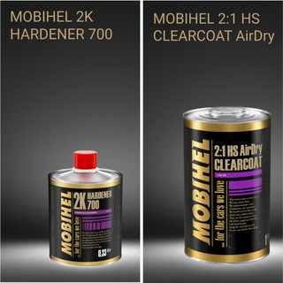کیلر و خشک کن ضد خش موبیهل MOBIHEL مدل MOBIHEL 2:1HS ANTI-SCRATCH CLEAR COAT, 2K HARDENER 1100 STANDARD 2K HARDENER