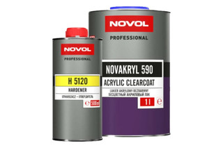 کیلر ضد خش HS-590 نوول NOVOL یک لیتر و هاردنر H5120 نوول NOVOL نیم لیتر