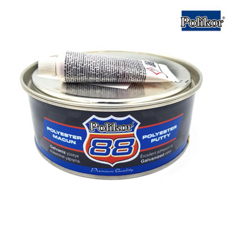 بتونه پلی استر همه کار پلی کور (88) با هاردنر وزن ۱,۸ کیلو. POLIKOR POLYESTER PUTTY 88 1,8 KG