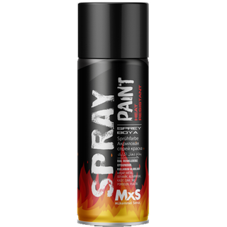 اسپری نسوز مشکی ام ایکس اس 400 میلی لیتر– MXS Heat Resistant Spray Paint Black